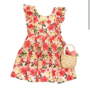 Bonnie jean floral dress with handbag